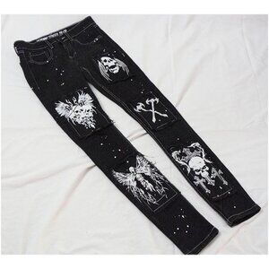 Womens / Girls / Unisex Skinny Hot Topic Denim Stinger Jeans, SZ 28x32, LNC
